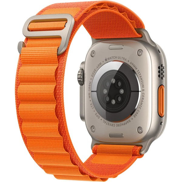 IC Kompatibelt Apple Watch Band Ultra 49mm 45mm 44mm 42mm 41mm 40mm 38mm, Robust Nylon SportsiWatch Serie 8/7/6/5/4/3/2/1/SE/Ultra Kvinnor Män