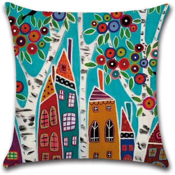 IC 4kpl Polyester Pellavainen Tyynynpäällinen