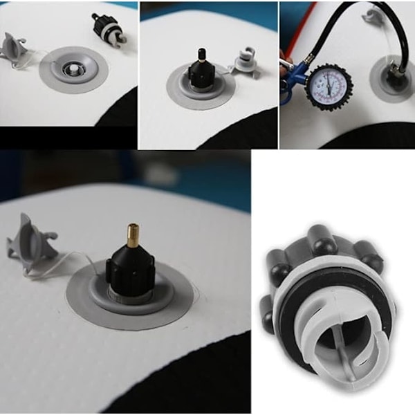 2 stk SUP pumpe adapter Luftpumpe konverter Paddelbræt pumpe Oppustelig