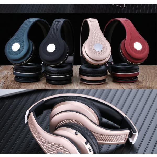 IC 5.0 Bluetooth -kuulokkeet taitettavat ja kaapeli Dual Bluetooth