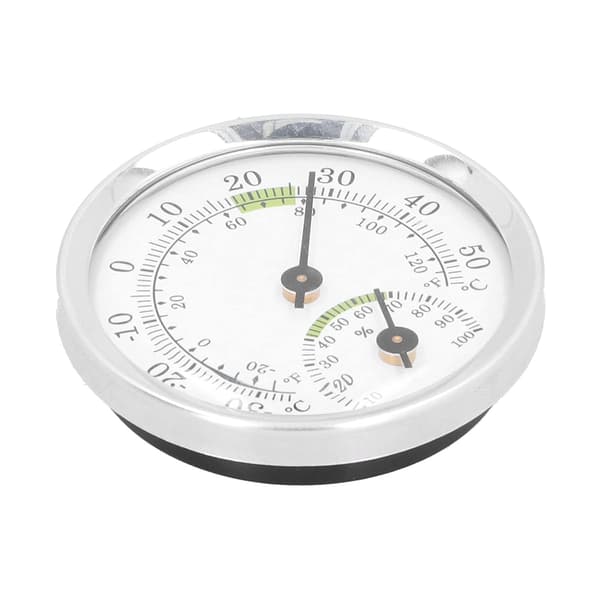 Kellolämpömittari-kosteusmittari Mini - -30~50℃ - Jääkaappiin ja sikarilaatikkoon