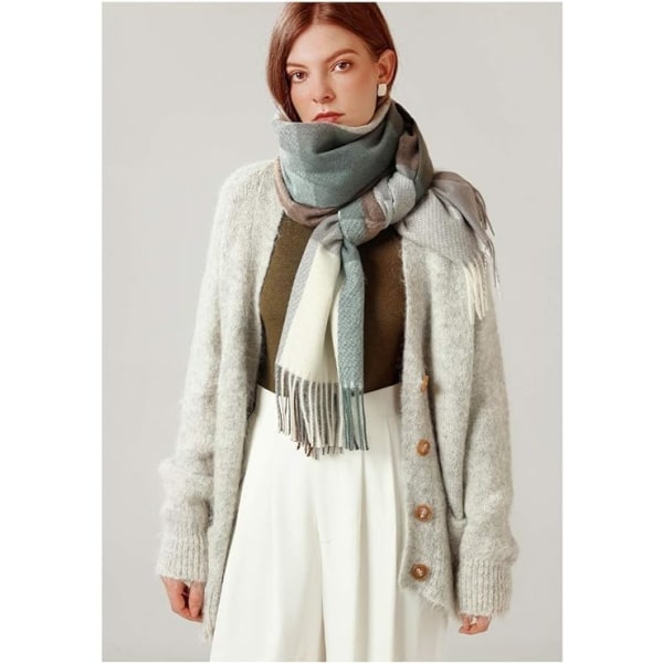 Dam XXL vinterscarf höst oversized axelscarf dam filt halsduk poncho lång halsduk cape 1 mjuk och bekväm 70 cm x 180 cm