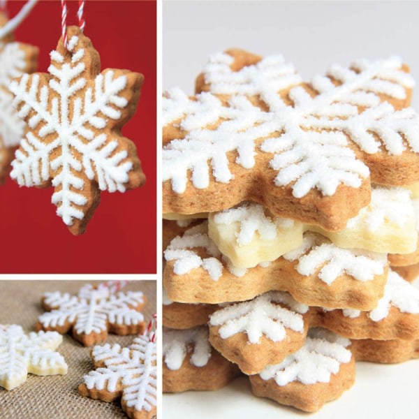 IC 5 st Rostfritt stål Lilja Blomblad Form Form Fondant Cookie Tool