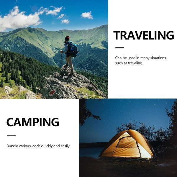 IC 5-pack Utomhushängande krok, Camping Multifunktionell remhängare, för lätta köksredskap