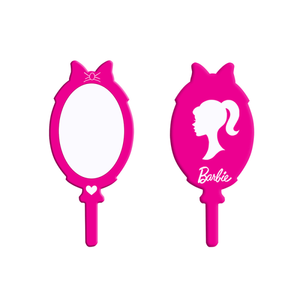 IC 5st Barbie Makeup Brush Øyenskyggebørste Høyglansbørste Leppespeil