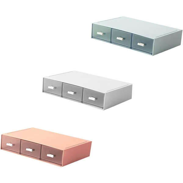 IC 1. Kosmetikboks Kosmetik Organizer Case Kosmetik Stativ Kosmetik Case Kosmetik Stativ Bordsstilling Blå