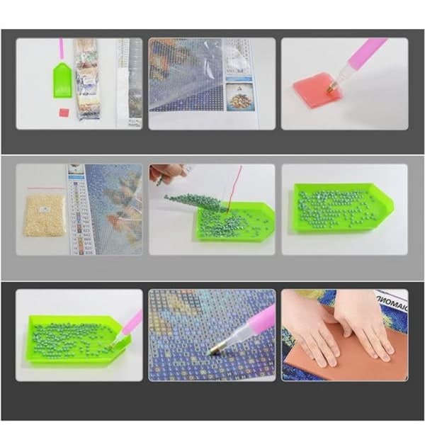 IC Voksne Barn Diamantmaleri Krystall Rhinestone Broderi