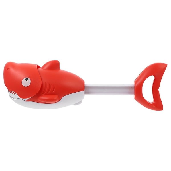 1 st hajformad Rolig Intressant Vattenskjutleksak Water Blaster Toy Badkarsleksak Rød 18,5X8CM