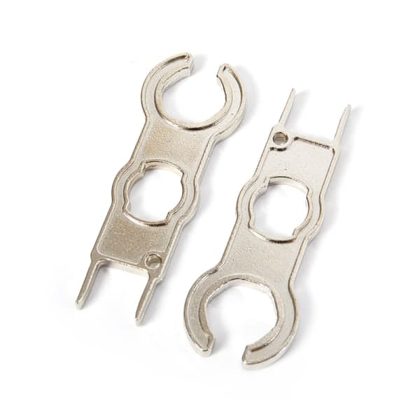 IC Metal Mc4 Connector Tool Pv Solar Tool Cap Suit Diy Connector Sølv