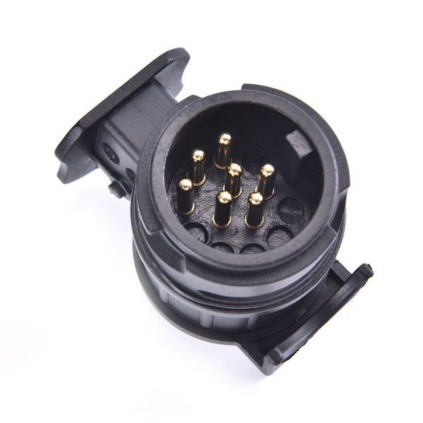 IC 13 till 7-polig kontakt Adapter Trailer Connector 12V Dragkrok Bogsering