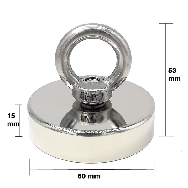 IC CNE Super Vahva Neodyymimagneetti 120 kg - Vahva Magneeti