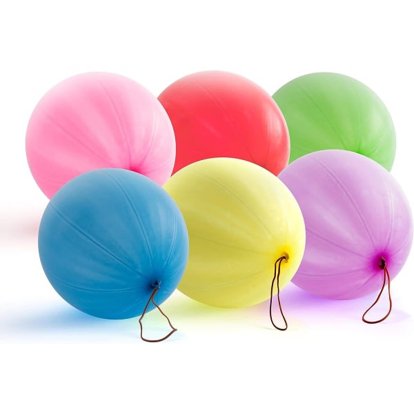 50-pack neon stansballonger stansballonger Partyfavoriter för barn utomhusleksaker 5g