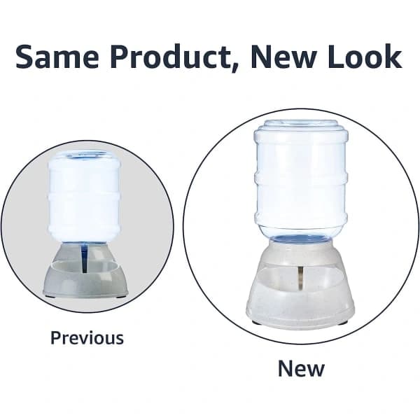 Water Dispenser, Small, Grey, Pet Supplies (3.8 L)