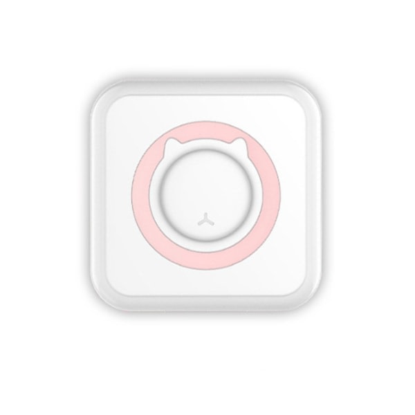 IC Bekväm minificka termisk Bluetooth mobiltelefon fotodataskrivare (rosa (+5 print) for å sende klistermerken)