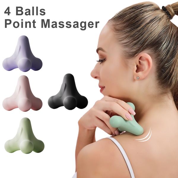 Trigger Point Yoga Fascia Pallo Selkähieronta Työkalu Hierontapallo H Vihreä