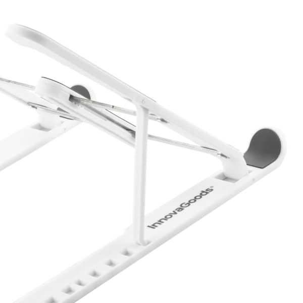 Laptopstativ med åpen design - Justerbar hvit