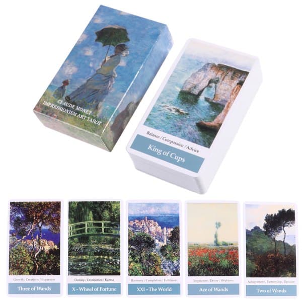 IC Impressionism Art Tarot Prophecy Divination Deck Family Party B