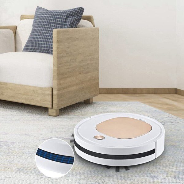 IC Smart dammsugare, 3-i-1 rengöringsrobot, flera rengöringslägen