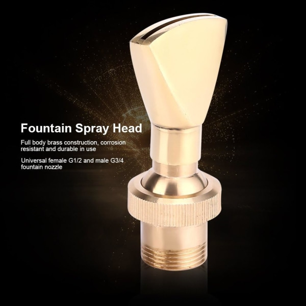 IC Vesi-suihkulähdeputki messinkistä Jet Pond Sprinkler, puutarhaan/lampiin
