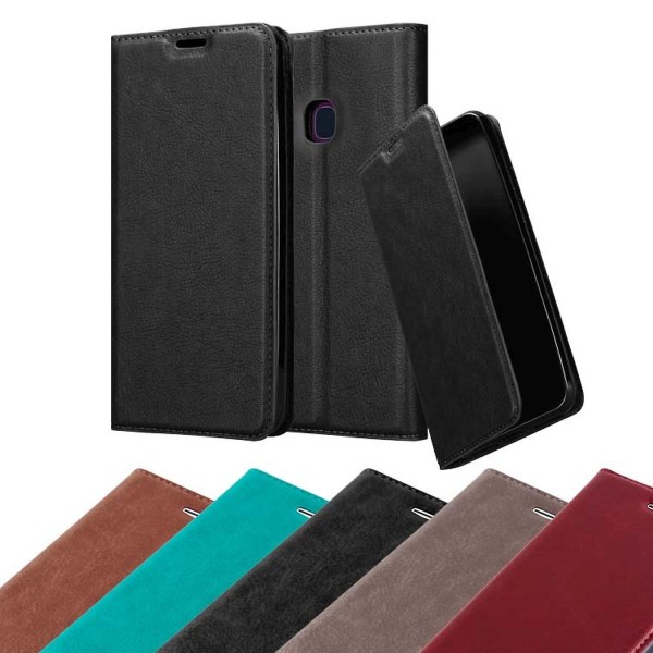 Samsung Galaxy A10e / A20e -kotelo - jalustatoiminnolla ja korttipaikalla COFFEE BROWN Galaxy A10e / A20e