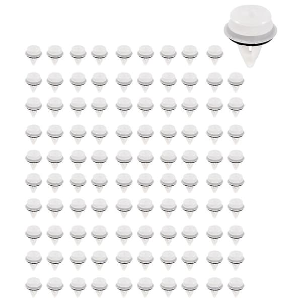 100 stk. 51418224768 Plastnagleklemme Passer for E46 E53 E90 E91 E70 Dørpanel Auto Fester Trim Push Retainer