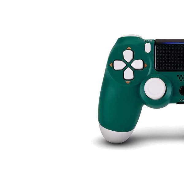Trådlös spelkontroll för PS4/ Pro/Slim/PC Bluetooth-spelplatta Joystick Dubbel Vibration Alpin Grön