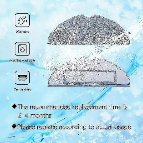IC CNE 10 stk Moppedyser til Xiaomi Roborock S7 T7s T7 Plus
