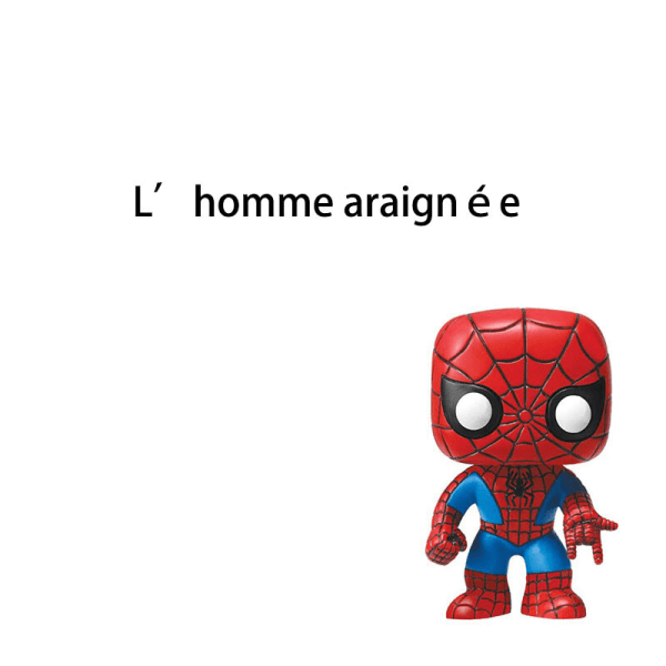 Piirretty Marvel Spider-Man Lumimies Avaimenperä Avaimenperä Auton Avaimenperä Ripustus IC