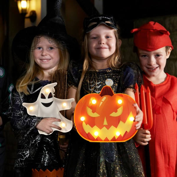 IC Halloween-dekorasjoner - Pumpe- og spøkelsespyntlys - Hall