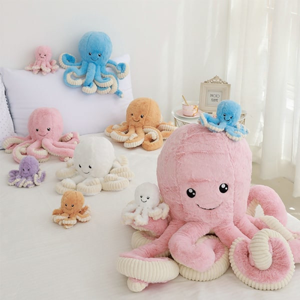 IC Big Octopus plysj legetøj fødselsdagsbarn