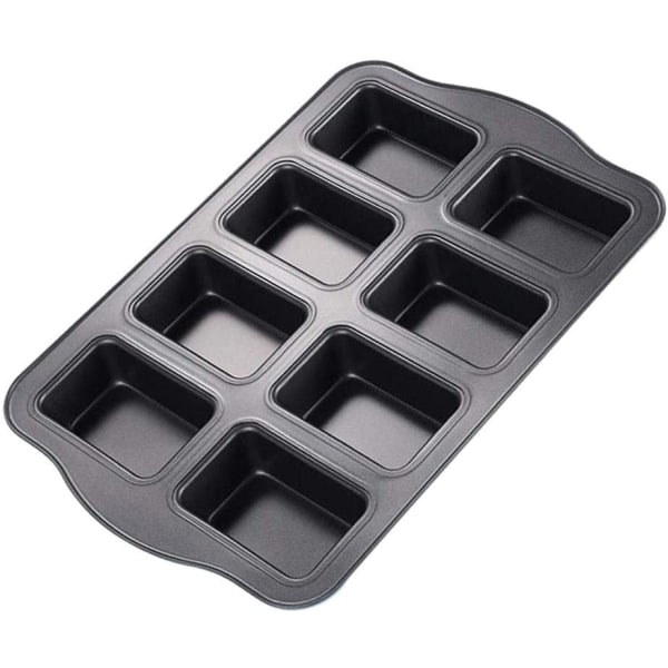 IG Mini Brødform, 8-Huls Non-Stick Muffinform, Kulstofstål