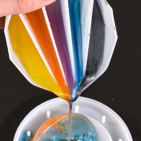 IC Silikon Epoxy Harpiks Blandningskopper Distribution Målekopper DIY 5 huller
