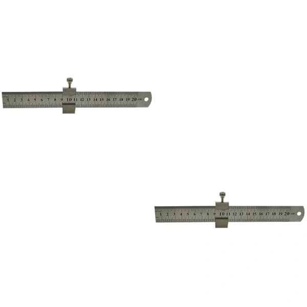Machine Ruler Metal Straight Edge Measuring Tool Drawing 2x 2x