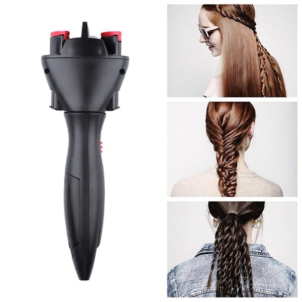 IC Hårflätare Snabb Twist Elektriskt Stylingverktyg Automatisk Stickmaskin Styler