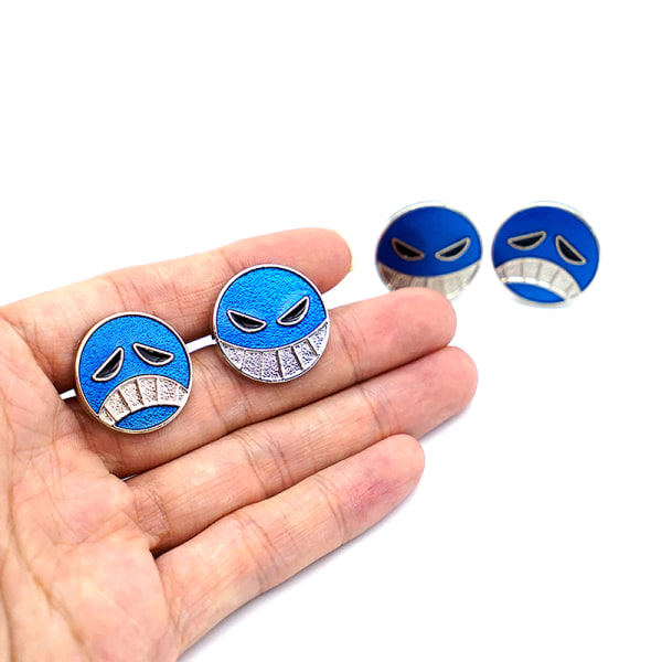 IC 2 stk Cap Lapel Pins Til Rygsæk Brosche Metal Pin Manga Brosche