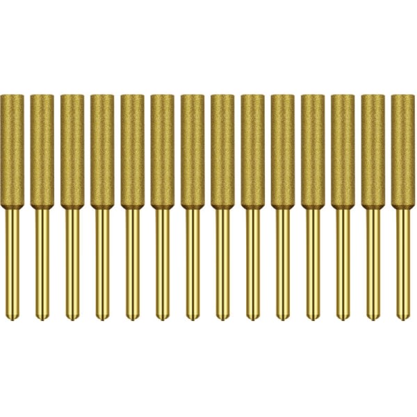 IC Motorsav Kædetilbehør Stenfil, diamant, ætset slibemiddel, belagt uld (12 stk guld 4,8 mm)
