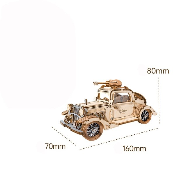 IC 3D träpussel, DIY trähantverksspel, vuxna, tonåringar #5