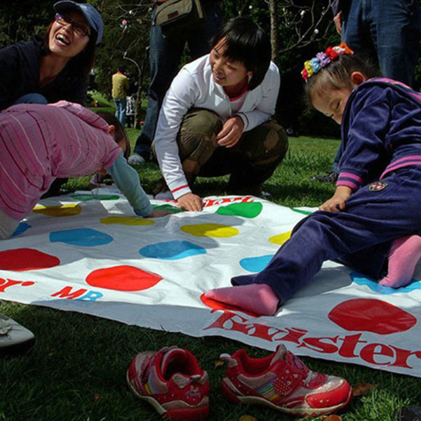 IC Förälder-barn interaktivt spel Roligt Twister-spel flyttar familj Multicolor