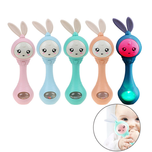 IC Baby Musik Klocka Leksak Handklocka Leksak Barn Hand Skallror Klocka Educa Rosa One Size