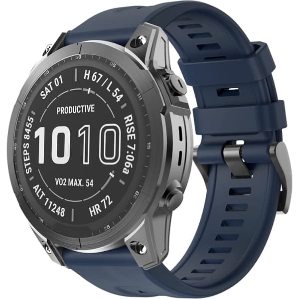 Klockarmband Silikon (Digitalklocka etc) - Flera storlekar 22 mm