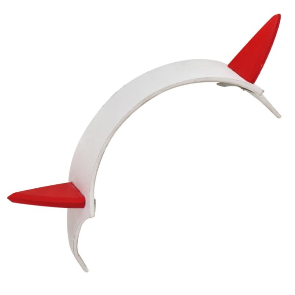 IC Cosplay DARLING In The FRANXX Zero Two Hodeplagg Horn Hårklemme H