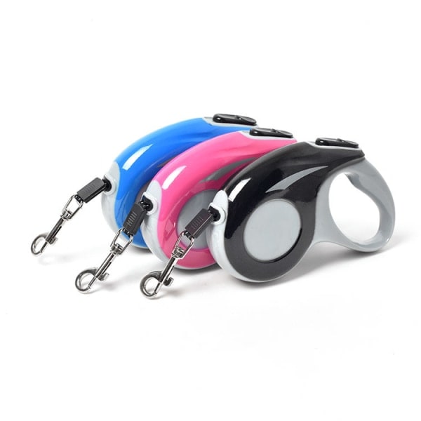 IC 3 nye hundpromenadartefakter kan utvides for å krympe dyretråkk, hundtrekktau løping automatisk krymping 15*10*3cm