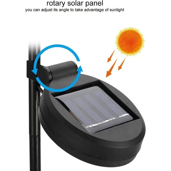 IC Solar-käyttöinen nurmikkolaite, tyylikäs maavalaistus, Cane Rod LED