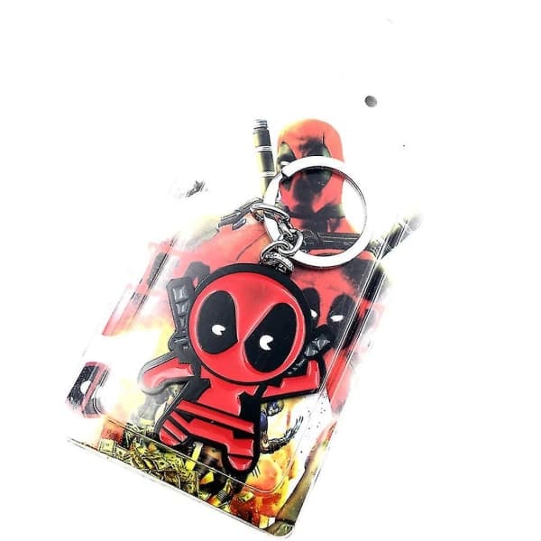 Deadpool Figur Logotype Nøkkelring Nøkkelring Legering Hengelås IC
