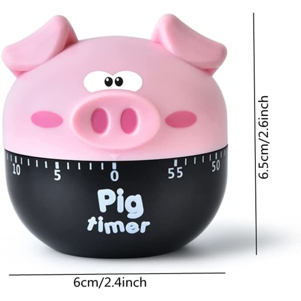 IC Mekanisk Timer Kök Matlagning Timer Klocka Högt Alarm (Spargris)