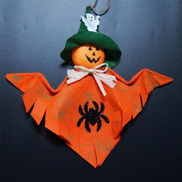 IC Halloween-ripustuskoristeet haamu, kurpitsa, haamu, ruoho, sukat, ripustuskoristeet Halloween-pihalle, nurmikolle, puutarhajuhliin