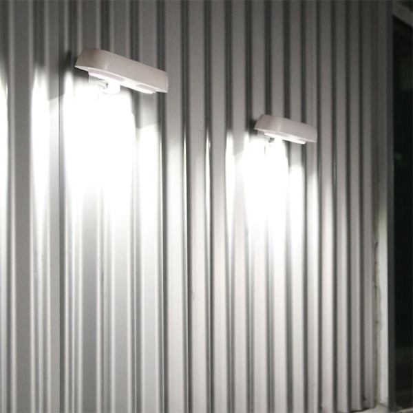 Solcelle Væglampe, LED Solcellelampe til Udendørs Have, Udendørs LED Væglampe IP65 Vandtæt Solcelle Dørlampe