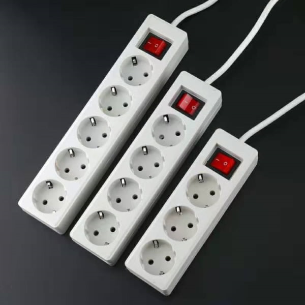IC-uttag - Eldosa 3 uttag + strömbrytare