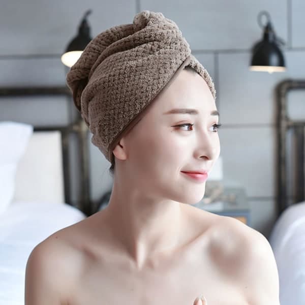 IC Hår Tørrende Håndklæder Absorberende Mikrofiber Hår Håndklæde Turban