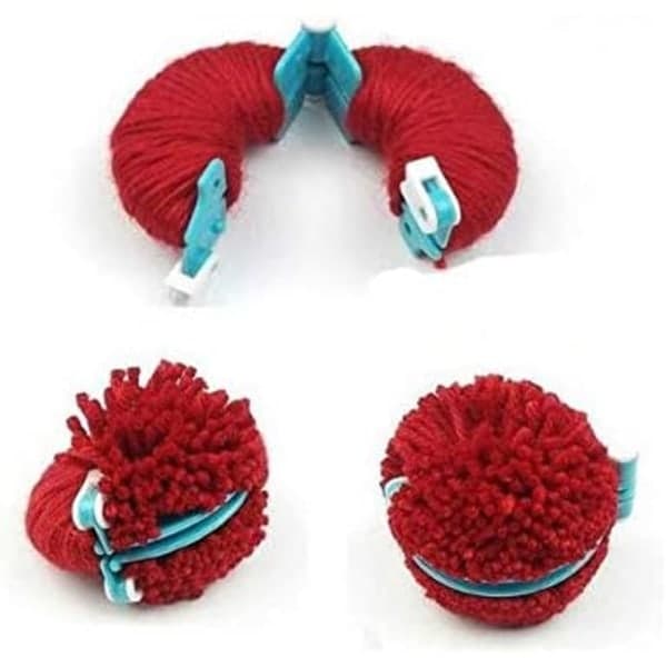 IC Pom Pom Maker 8 stk Fluff Ball Weaver Nål Pompom Maker